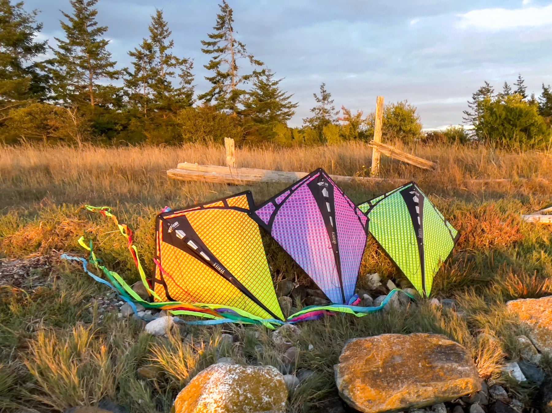 Prism Vertex Diamond Kite - Infrared LED Light Up Kite for Outdoor Fun, Beach Flying & Park Activities - Durable Nylon Fabric with Easy Launch Design for Kids & Adults