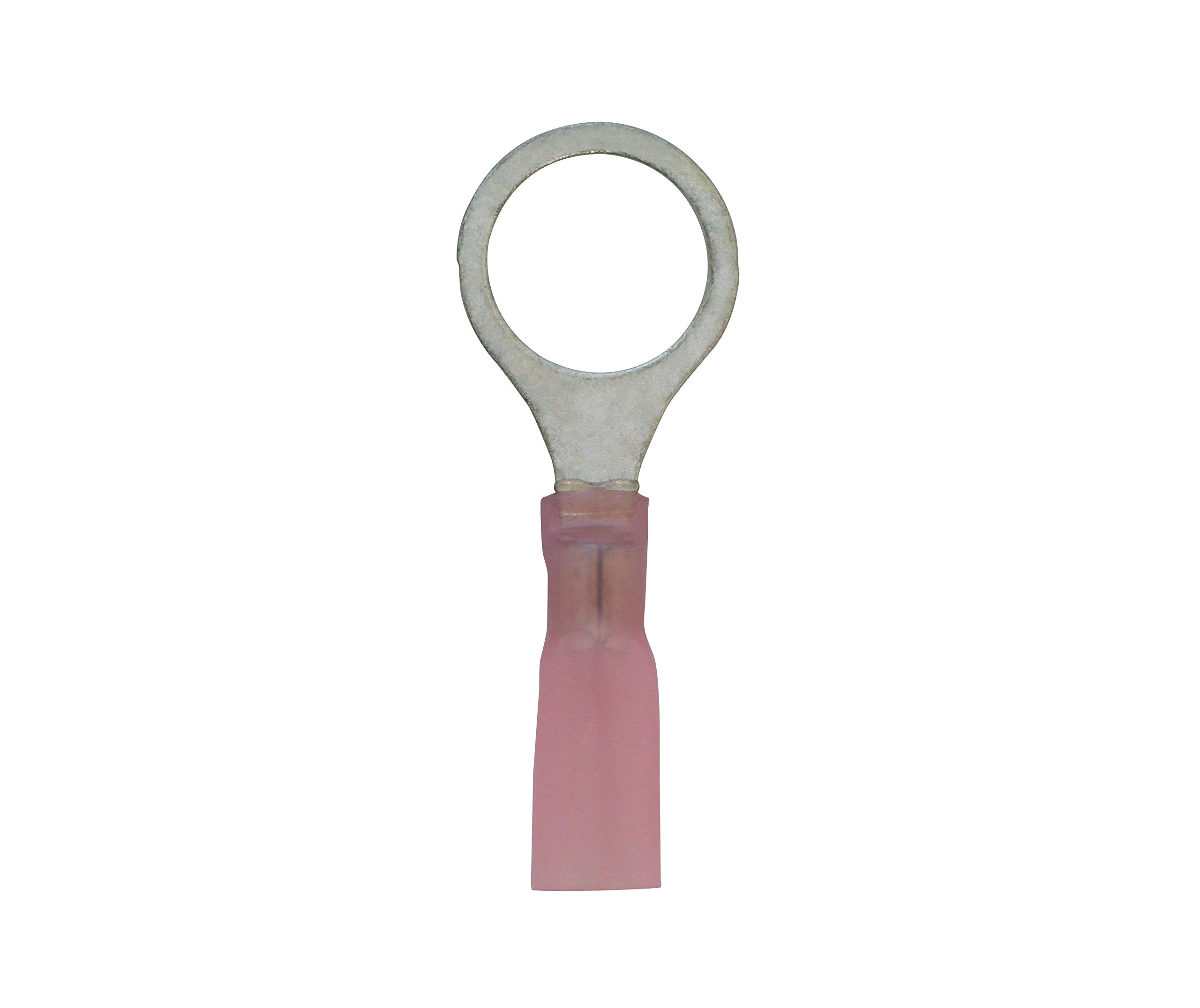 Laser Connect 30168 10mm Red Heat-Shrink Rings (25-Pack) - Electrical Wire Insulation & Cable Repair for DIY Projects
