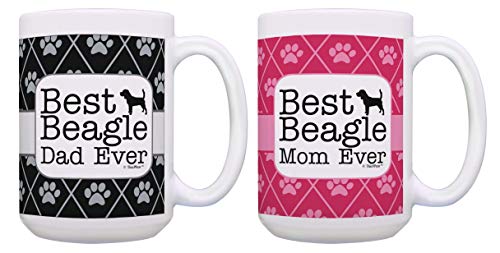 15 oz Beagle Mom & Dad