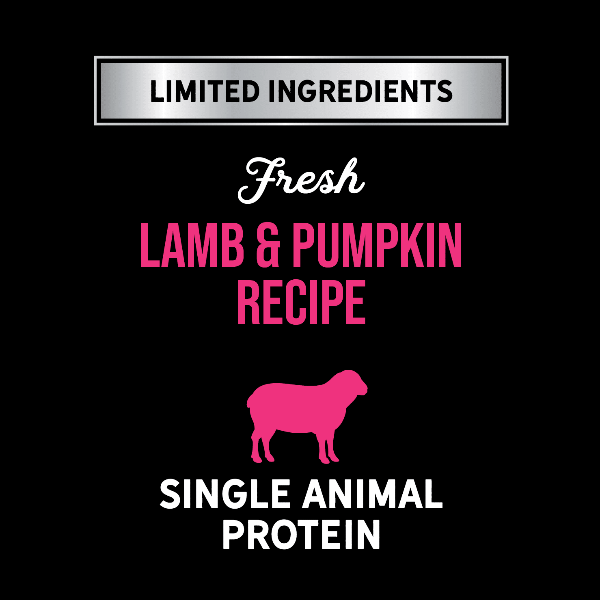 Nutrience SubZero Lamb & Pumpkin Limited Ingredient Dry Dog Food - Grain-Free, High-Protein for Sensitive Stomachs - Perfect for Adult Dogs with Allergies or Digestive Issues