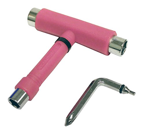 Krown Skateboard T-Tool - All-in-One Multi-Function Skateboard Tool for Adjusting Trucks, Wheels & Bearings - Perfect for Skateboard Maintenance & On-the-Go Repairs