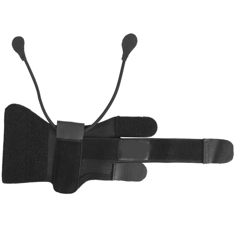 Premium Black Nylon Billiards Wrist Guard with Sponge Padding - Snooker Pool Cue Sports Accessory for Indoor Games & Practice - Perfect for Professional Players and Casual Gamers
