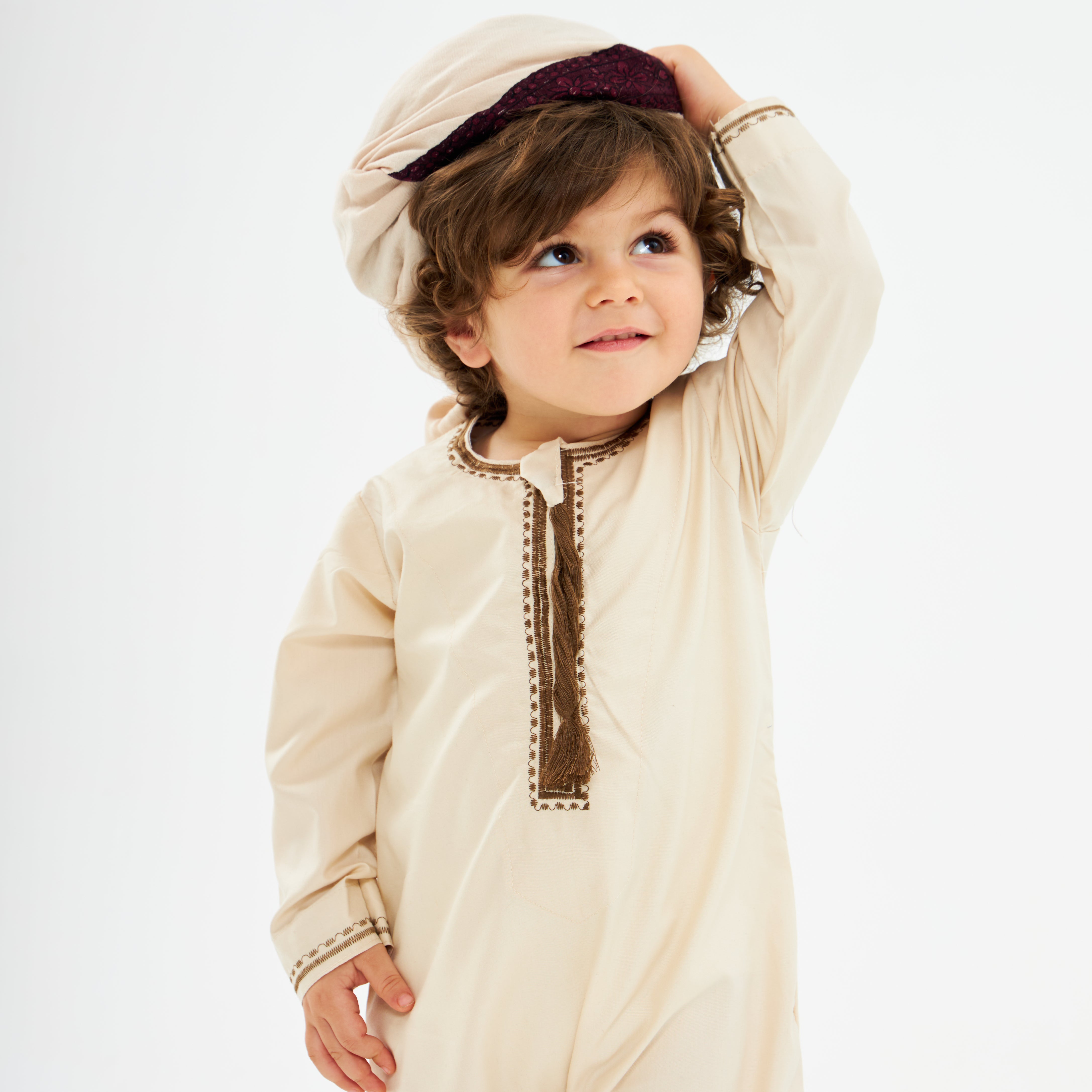 Omani Masar Pre-Wrapped Scarf - Elegant & Easy-to-Wear Hijab for Women | Perfect for Daily Wear, Prayer, and Special Occasions
