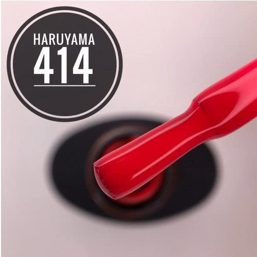 Haruyama 414 Red Gel Nail Polish - Long Lasting High Gloss Nail Lacquer for Salon Quality Manicures at Home | Perfect for Parties, Weddings & Special Occasions