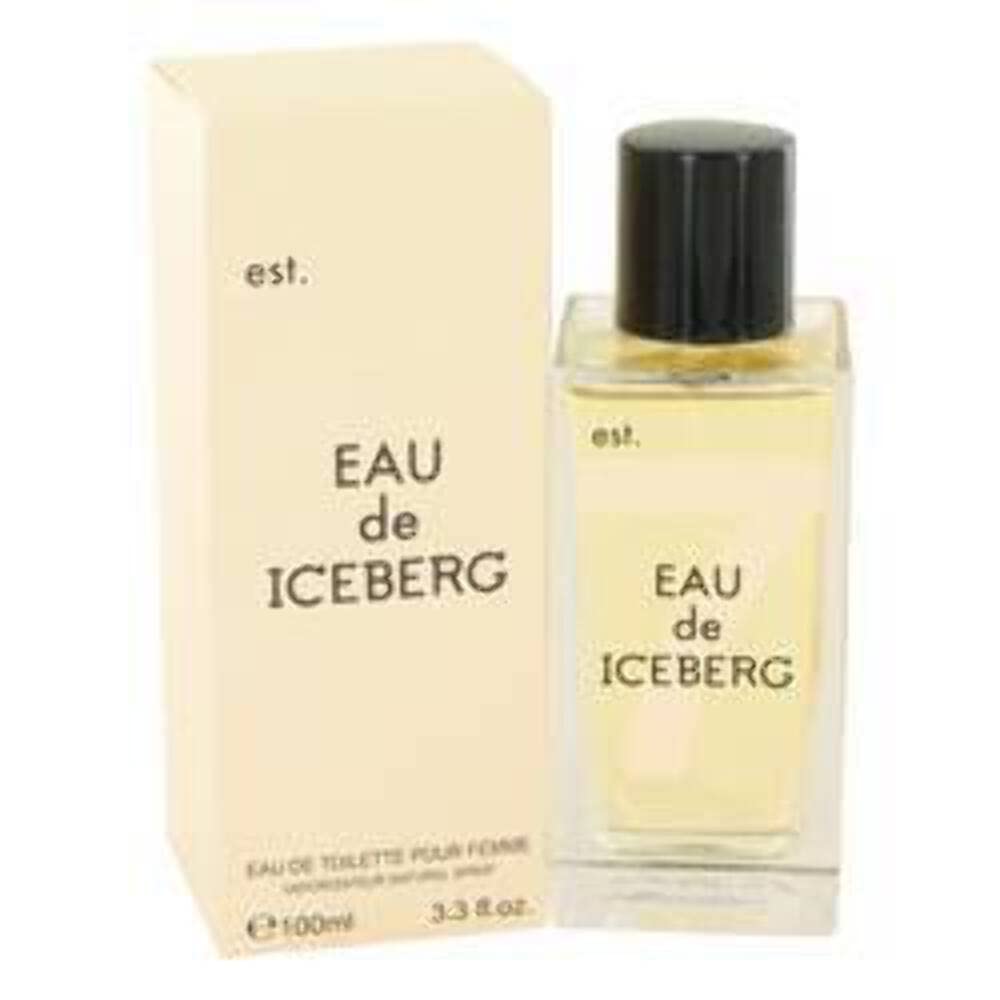 Iceberg Eau de Iceberg Eau de Toilette Spray for Men - 3.4 oz / 100 ml - Fresh Citrus Aromatic Fragrance - Perfect for Daily Wear, Office & Special Occasions