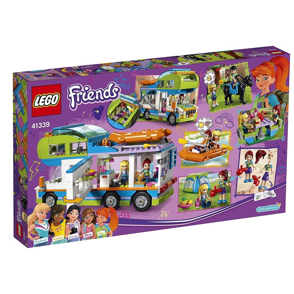 LEGO Friends 41339 Mia's Camper Van Building Toy Set - Creative STEM Toy for Kids Ages 6-12 | Perfect for Birthday Gifts & Indoor Playtime Adventures