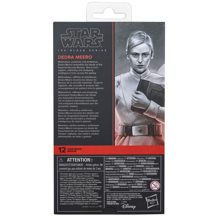 Star Wars The Black Series Dedra Meero (Andor) 6-Inch Action Figure Collectible Toy - Perfect for Display, Cosplay, and Star Wars Fans Collection
