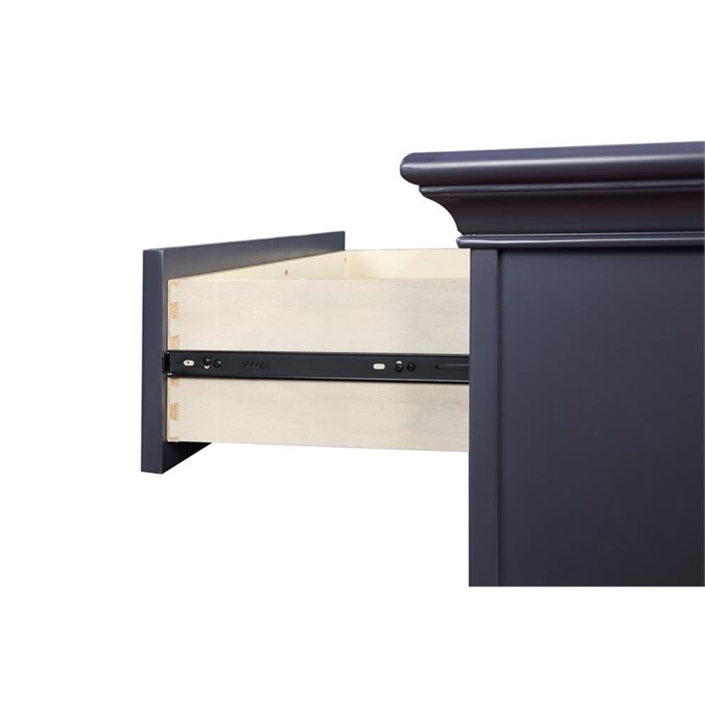 Centennial Medford 2-Drawer Nightstand in Mystic Blue - Modern Bedside Table for Bedroom, Living Room & Guest Room Storage