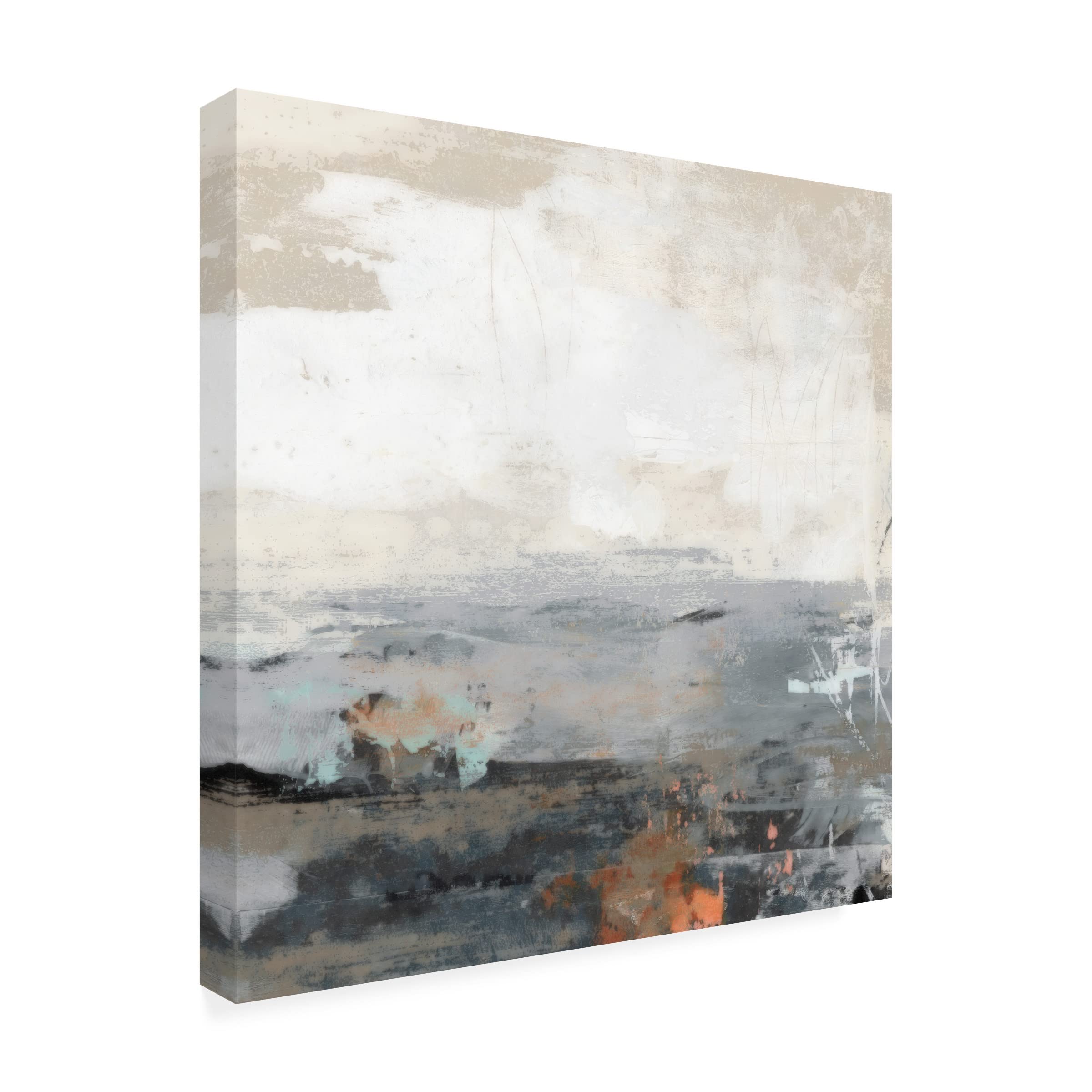 Trademark Fine Art 'Strata' Abstract Canvas Wall Art by Suzanne Nicoll - Modern Home Decor for Living Room, Bedroom & Office