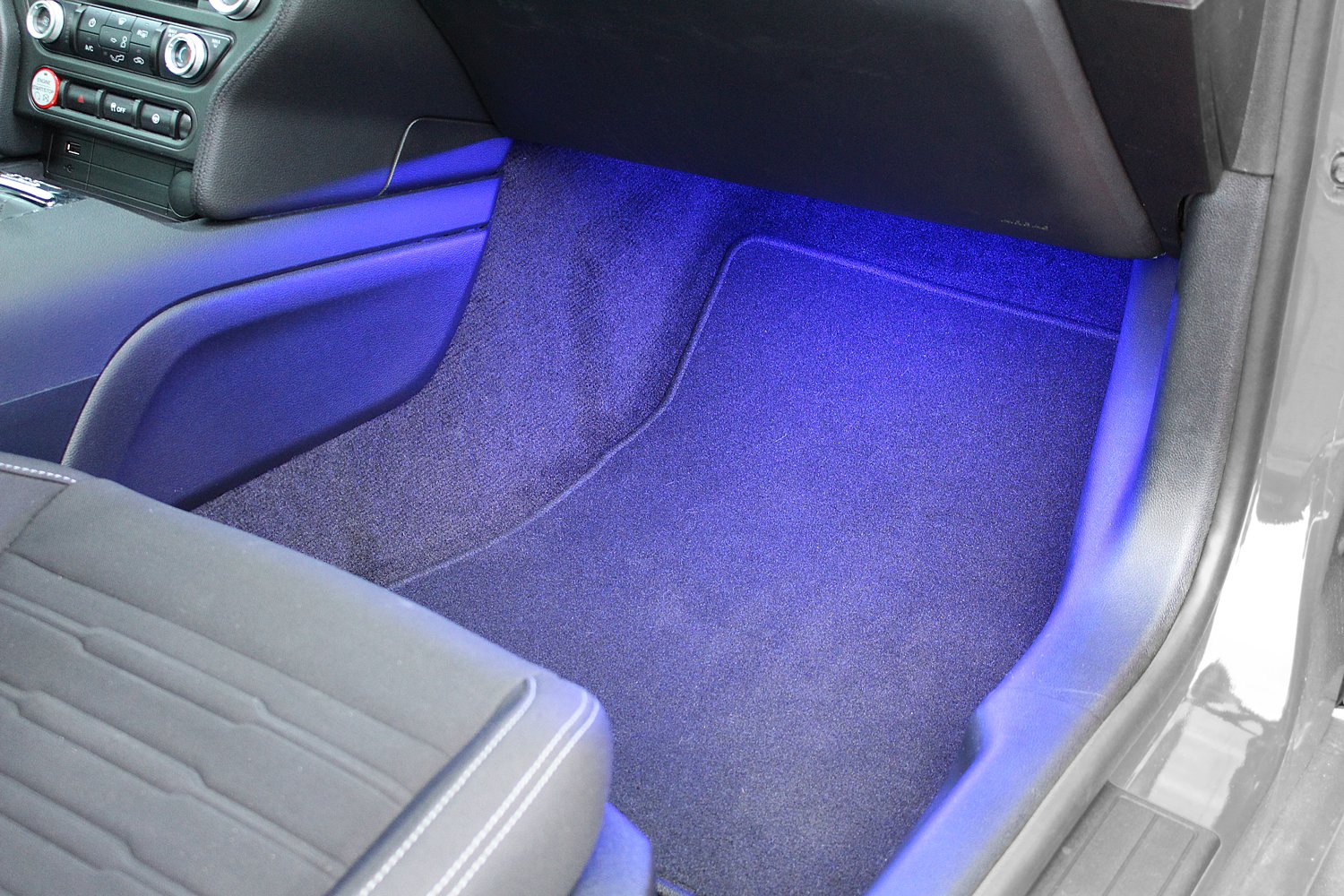 Starkey LED Footwell Lighting Kit for Ford Mustang 2015-2025 - Blue Interior Car Lights - Easy Installation & Custom Ambience - Perfect for Night Driving & Car Shows