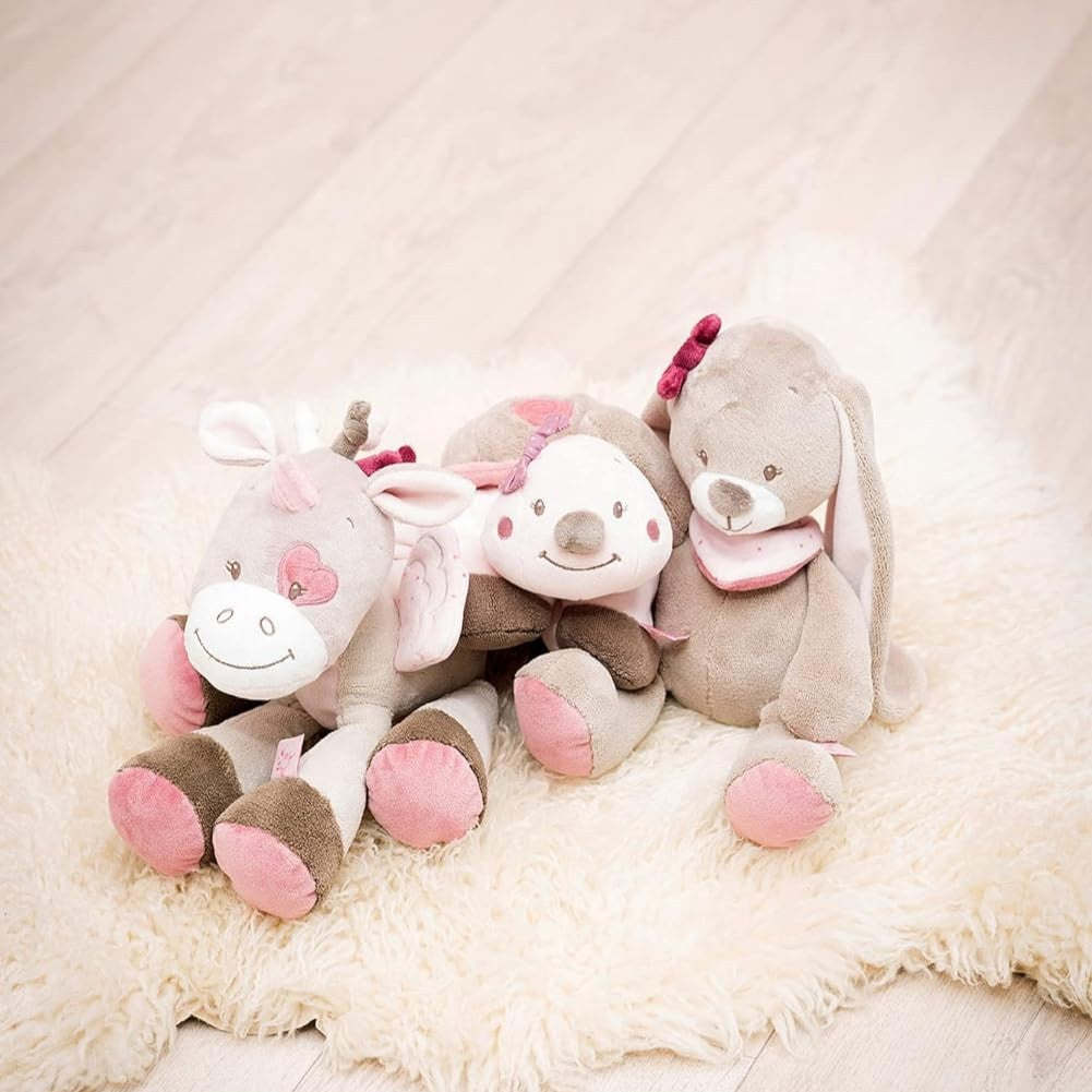 Extra Fluffy Soft Cuddly Rabbit Plush Toy - Adorable Stuffed Animal for Kids & Babies | Perfect for Nursery Decor, Baby Shower Gifts & Comforting Sleep Companion