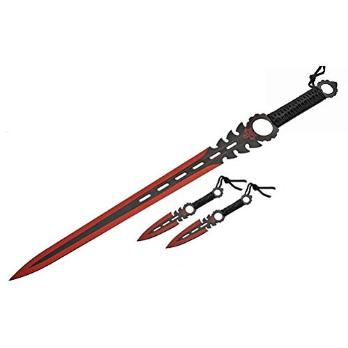 Premium Red Monster Sword Set - Handcrafted in China - Perfect for Cosplay, Halloween Costumes & Collectors