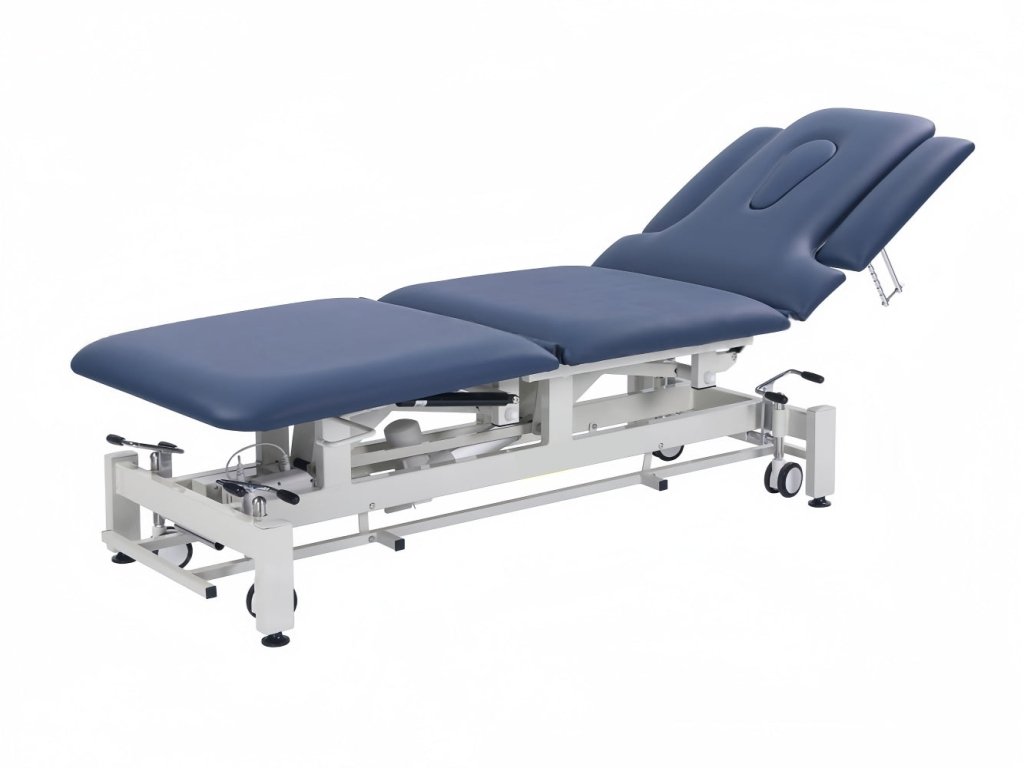VIVANOVA® Professional Deluxe 5-Section Electric Massage Table Bed for Physical Therapy, Chiropractic & Spa - Adjustable Height for Clinics, RMT & Home Use
