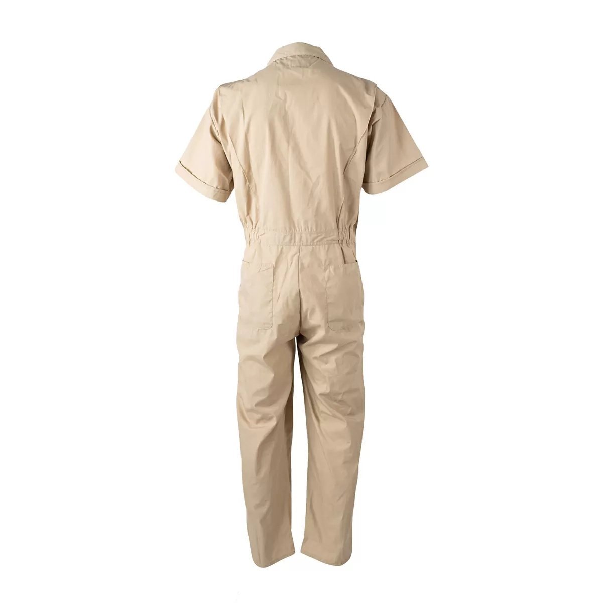 FIVE ROCK® Men's Short Sleeve Unlined Poplin Coverall - Relaxed Fit Workwear for Mechanics, Painters & DIY Projects