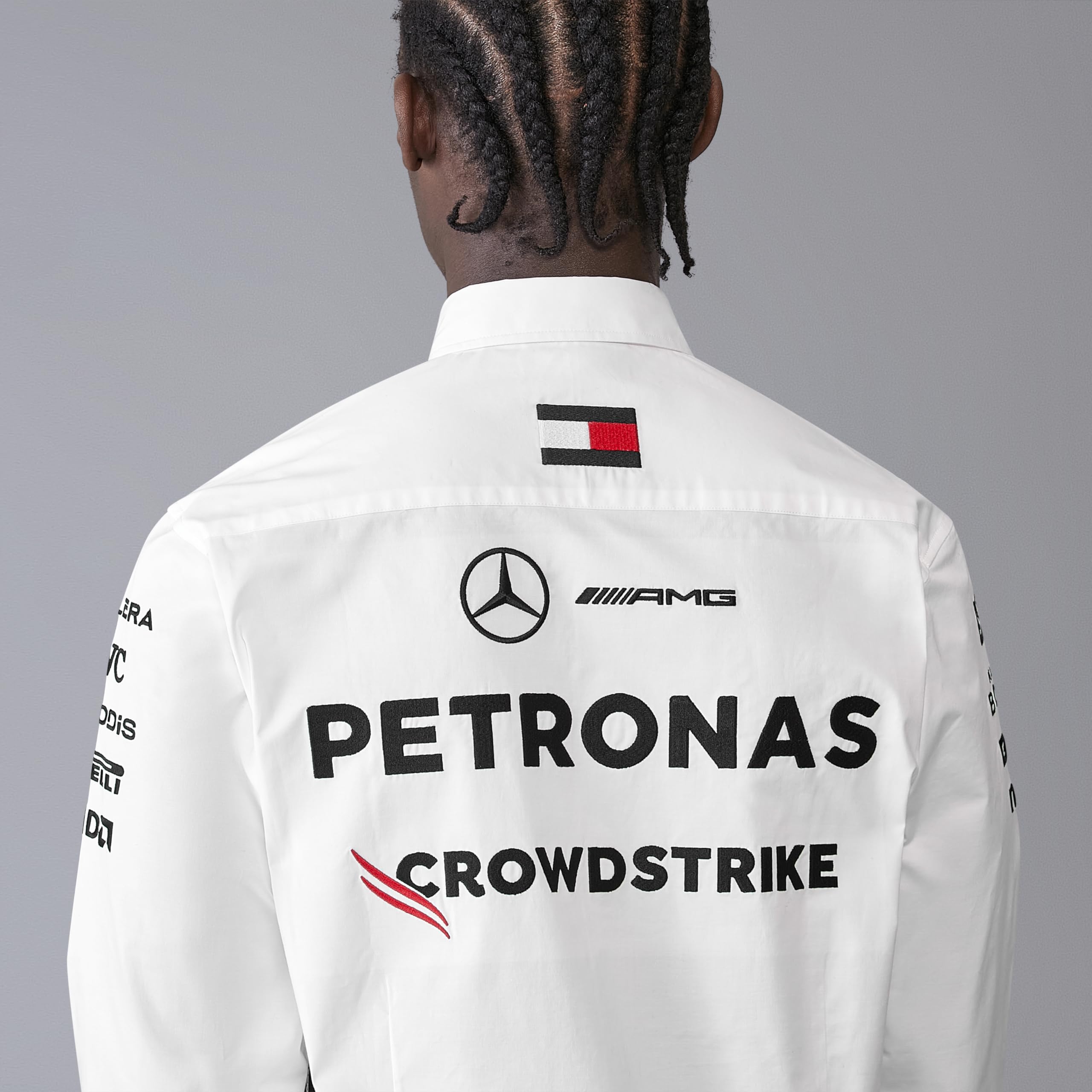 2024 Mercedes AMG Petronas F1 Team Men's Polo Shirt - Official Formula 1 Racing Apparel for Fans & Enthusiasts - Perfect for Race Day, Sports Events & Casual Wear