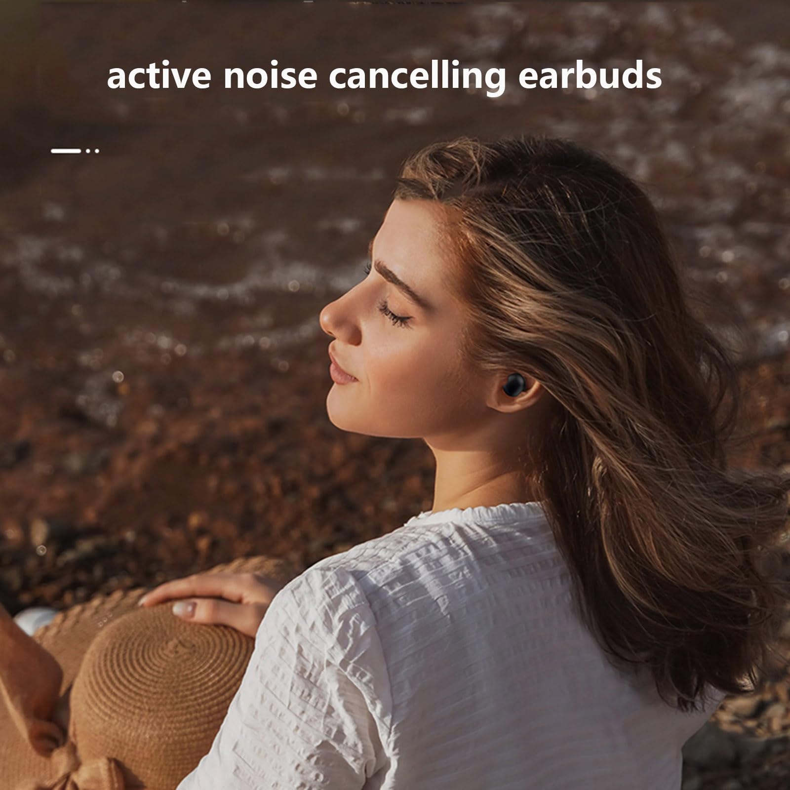 Mini Wireless Bluetooth Earbuds for Small Ears - Touch Screen Control, Discreet & Invisible Design for Work, Gym & Travel - Perfect for Small Ear Canals