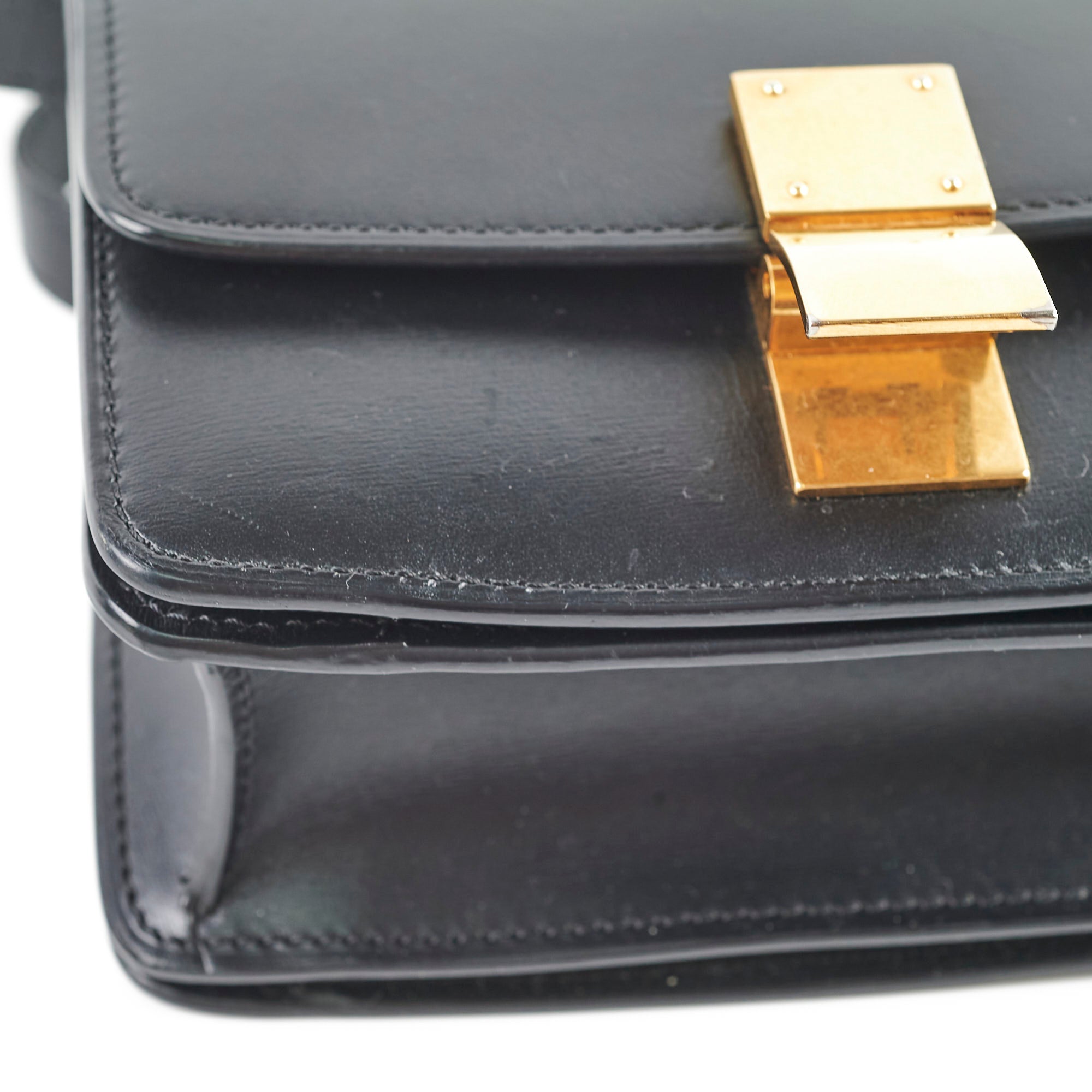 Celine Mini Box Bag in Black - Stylish Crossbody Purse for Women | Perfect for Work, Travel & Everyday Use