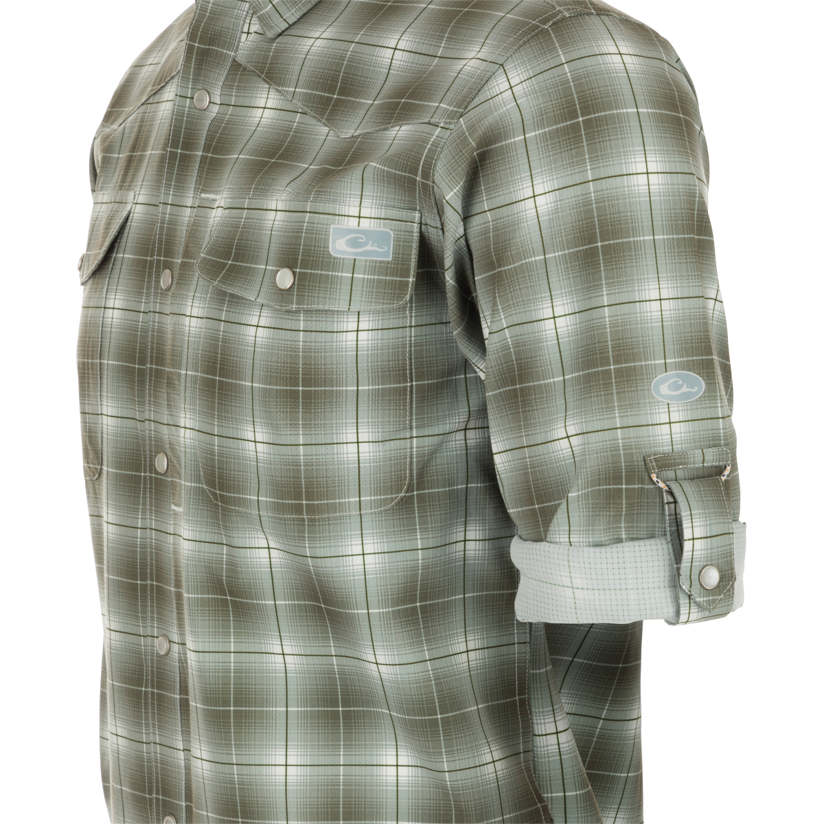 Cinco Ranch Western Fall Plaid Button Down Long Sleeve Shirt for Men - Classic Cowboy Style Flannel Shirt for Autumn Outdoor Activities, Rodeo, and Casual Wear