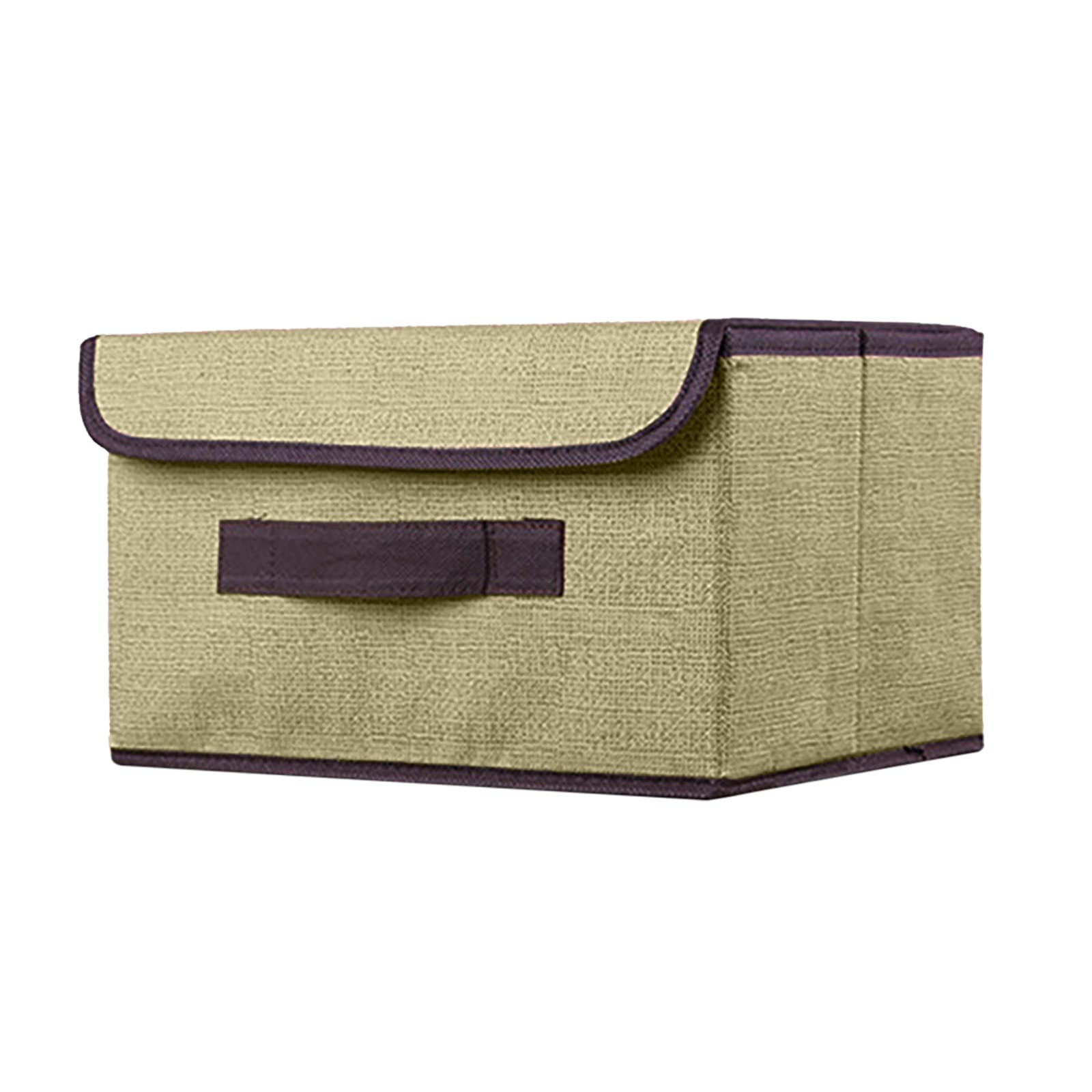 Foldable Storage Box with Lid - Portable Clothes Organizer for Home, Travel & Office | Space-Saving Wardrobe & Window Organizer for Housekeeping