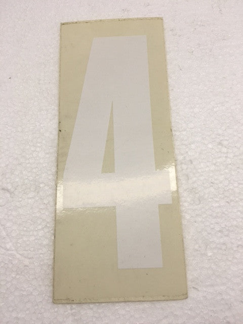 Number Stickers - White with Transparent Background for DIY Crafts, Scrapbooking, and School Projects