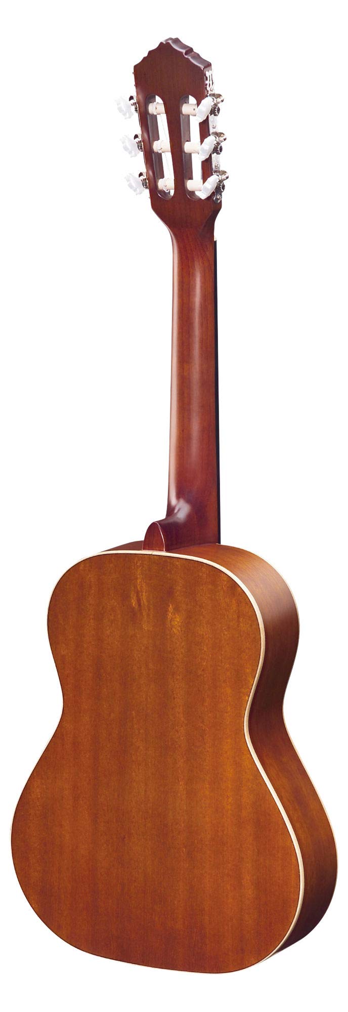 Ortega R121L-1/2 Left-Handed 1/2 Size Classical Guitar - 6 String Nylon Spruce Top Natural Satin Finish with Gig Bag | Perfect for Beginners, Kids & Travel | Home Practice, Music Lessons & Performances