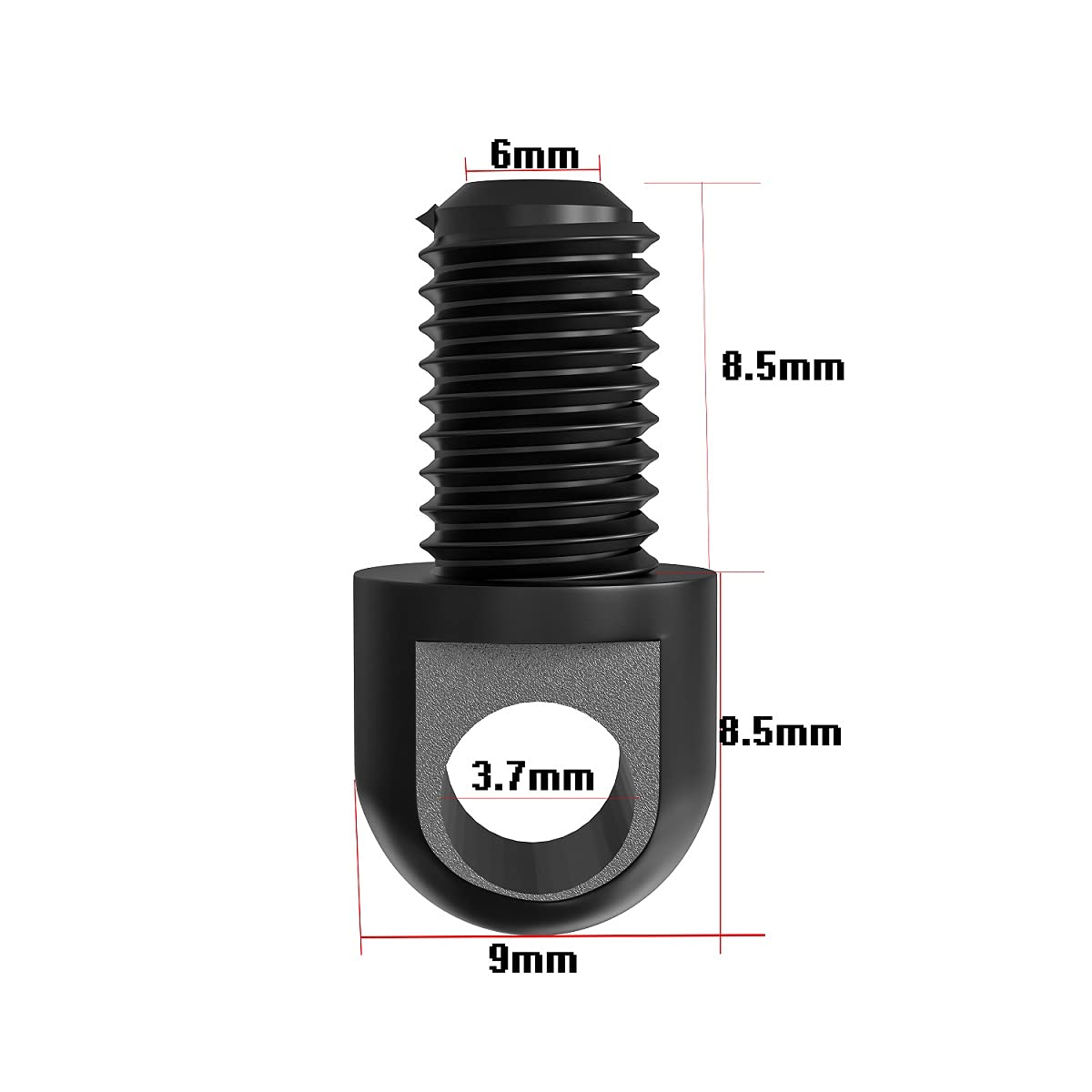 NEWVAVA YYHJ SHWEAPY 1 Inch Sling Swivel Studs - Gun Sling Mounting Kit with Wood Screw Studs for Rifles, Shotguns & Hunting Accessories | Perfect for Outdoor Shooting, Hunting & Firearm Maintenance