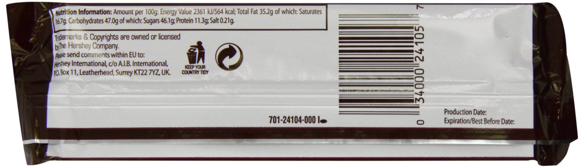 Hershey's Milk Chocolate with Whole Almonds - 12 Pack (12 x 1.5 oz) - Perfect for Snacking, Gifts & Party Favors