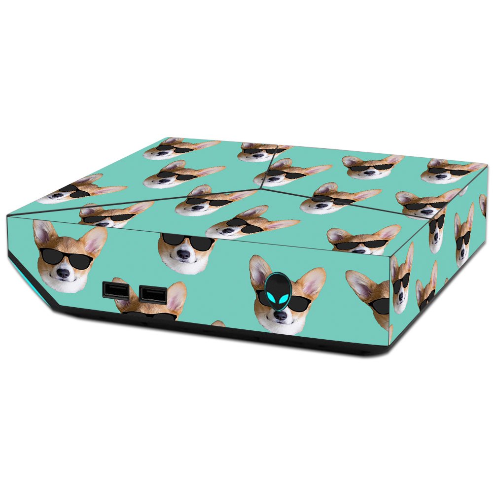 MightySkins Vinyl Decal Wrap Cover for Alienware Steam Machine - Cool Corgi Design | Protective & Durable Skin | Easy to Apply & Remove | Made in USA | Perfect for Gaming Setups & Personalization