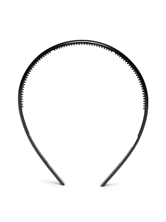 Unisex Black Plastic Hairbands with Comb - Pack of 5 | Comfortable Hair Ties for Men & Women | Perfect for Gym, Work, Travel & Everyday Use