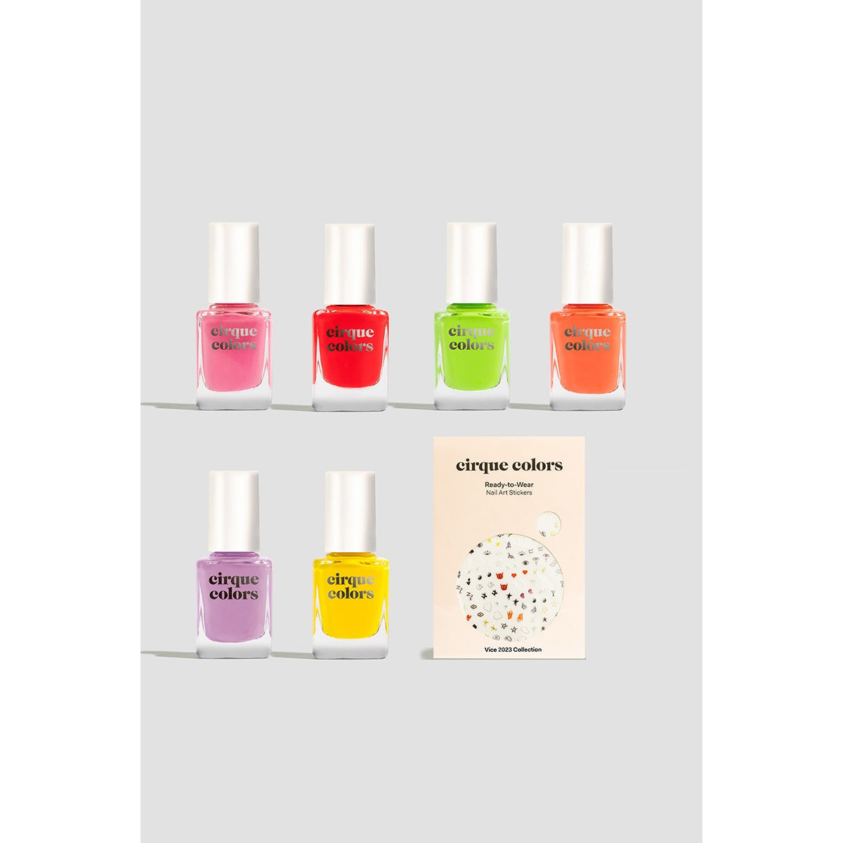 Cirque Colors Vice 2023 Collection - Long Lasting Vegan Nail Polish Set (12 Colors) - For Parties, Weddings & Special Occasions