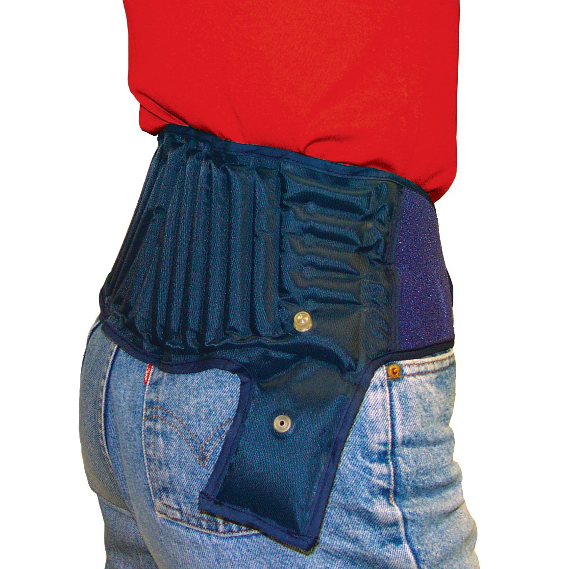 Premium Blue Back Support Belt - Adjustable Lumbar Brace for Pain Relief & Posture Correction - Ideal for Office Work, Driving & Heavy Lifting
