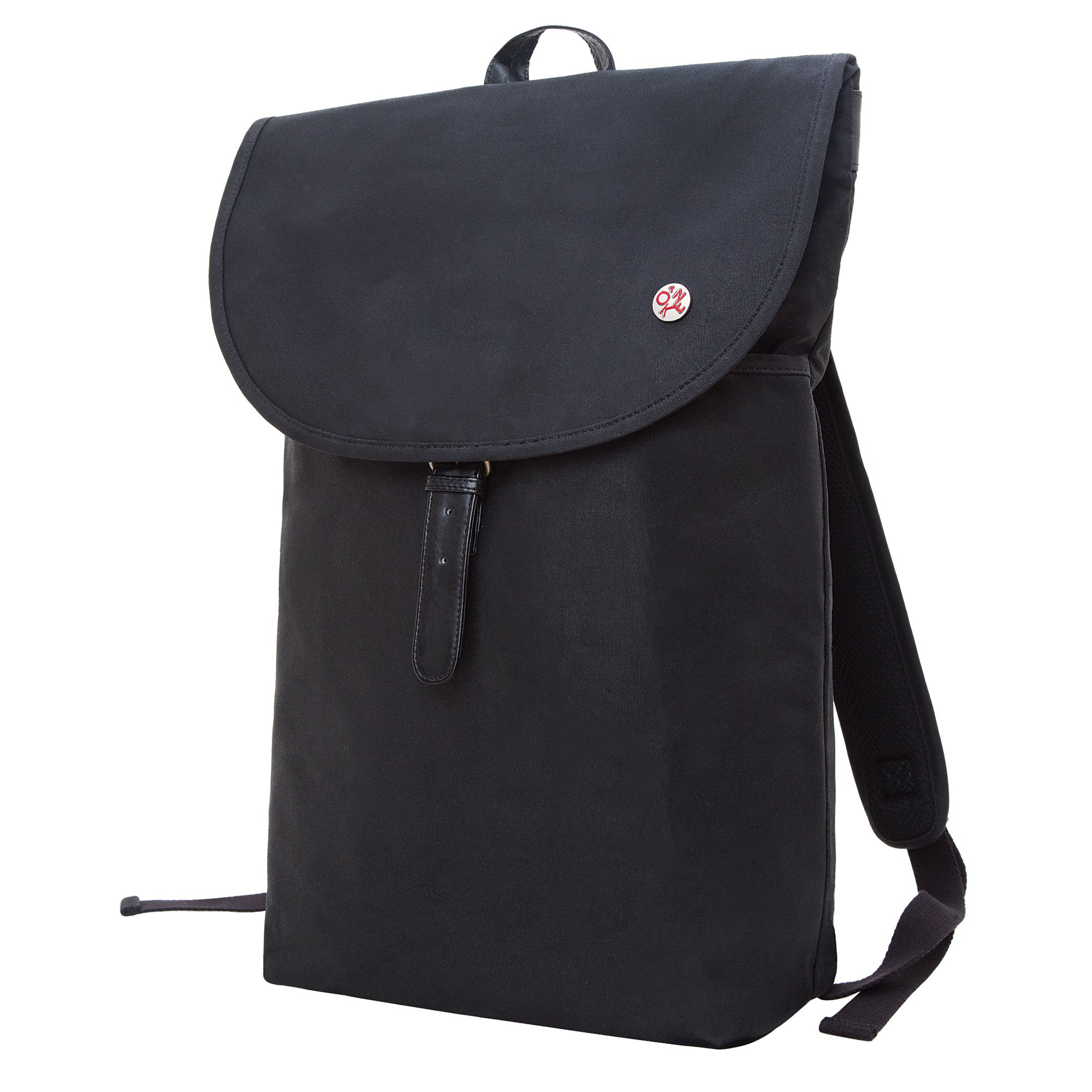 Bergen Waxed Backpack for Men & Women - Durable Waterproof Black Backpack for Travel, Hiking & Daily Use - One Size Fits All