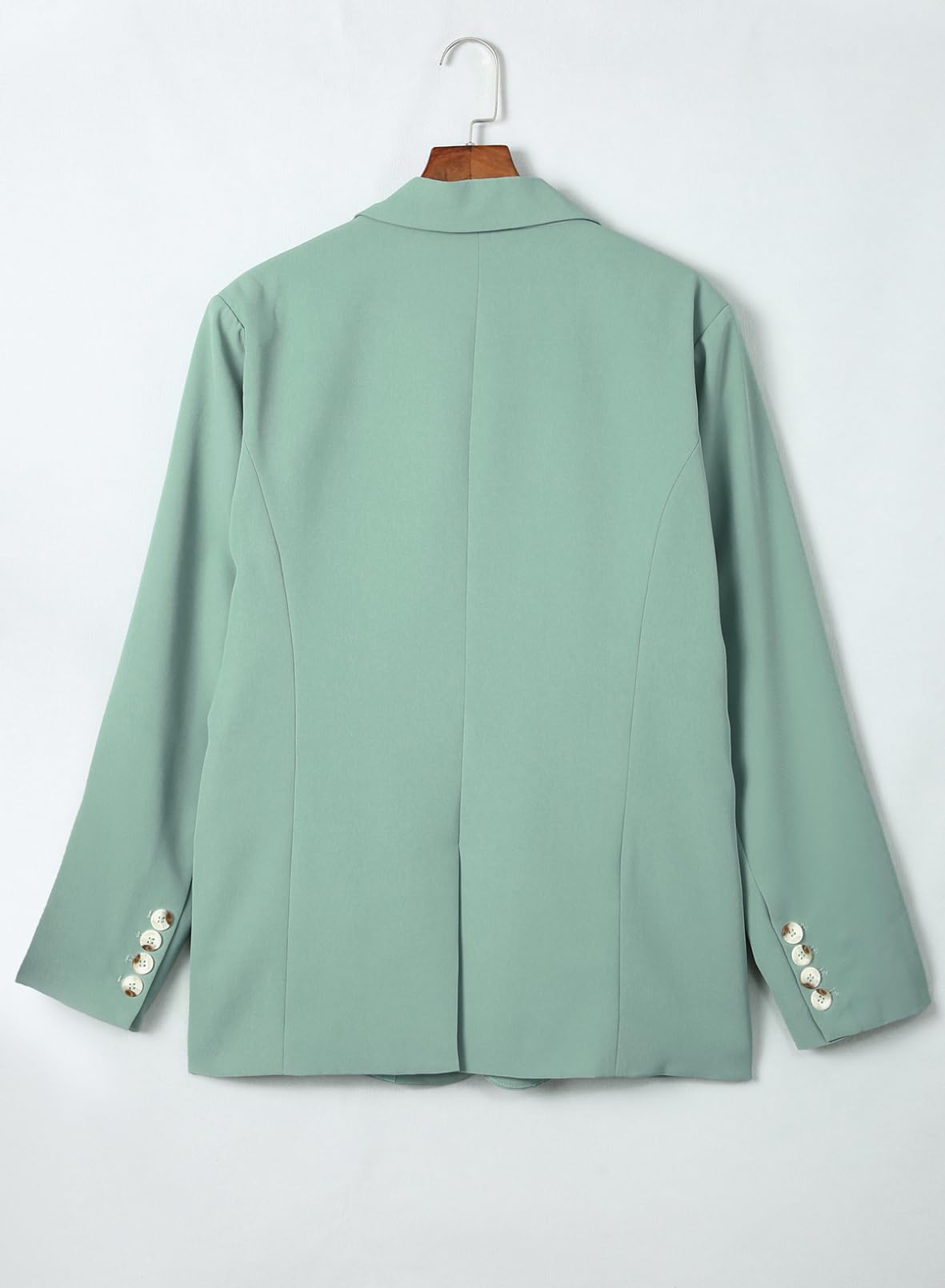 Dokotoo Women's 2024 Fashion Spring Blazer Jacket with Lapel Collar & Buttons - Business Casual Office Wear & Spring Outfits for Women