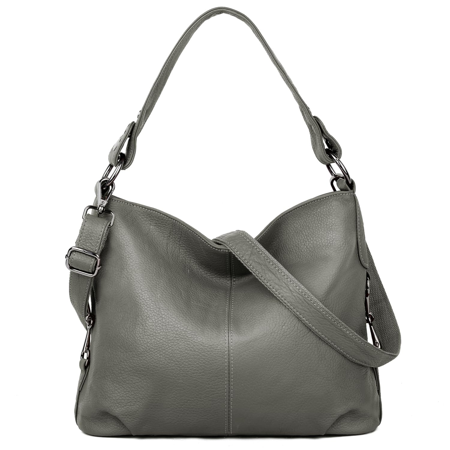 YALUXE Genuine Leather Shoulder Bags for Women - Stylish Hobo & Crossbody Purse for Work & Travel