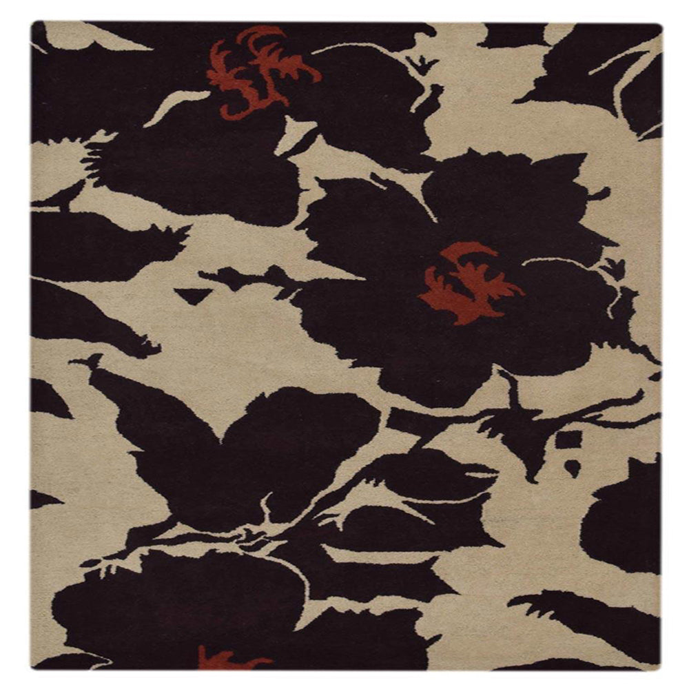 Spider Flower Hand Tufted Rug - Boho Chic Home Decor for Living Room, Bedroom, Nursery | Soft Non-Slip Area Carpet