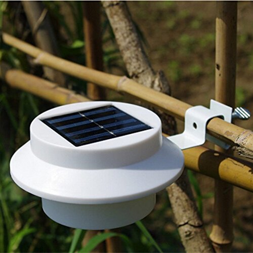 8 Pack Solar Powered Outdoor LED Lights with Brackets - Waterproof, Auto On/Off at Dusk & Dawn - Perfect for Garden, Pathway, Patio, and Yard Lighting