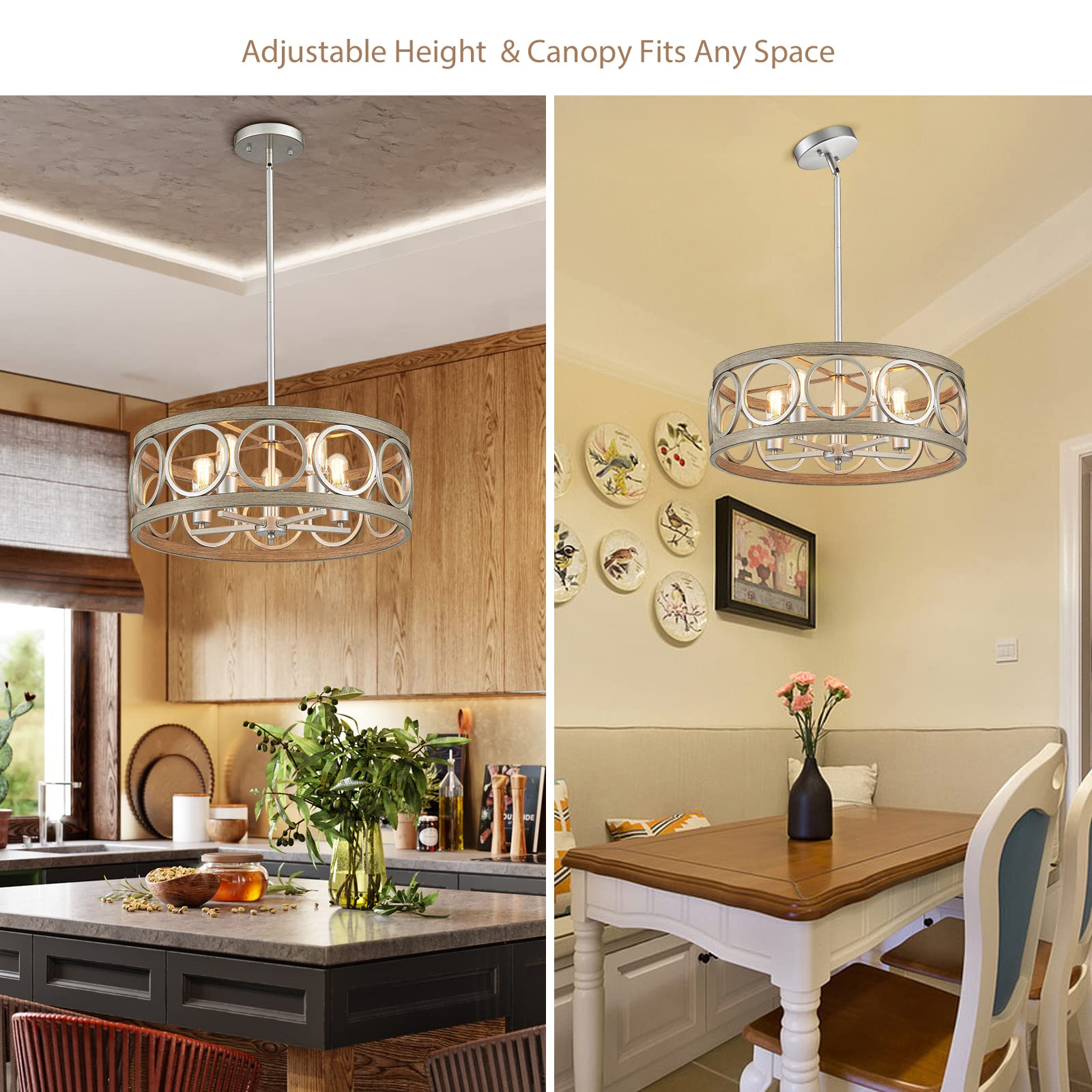 Modern Farmhouse Chandelier - 22