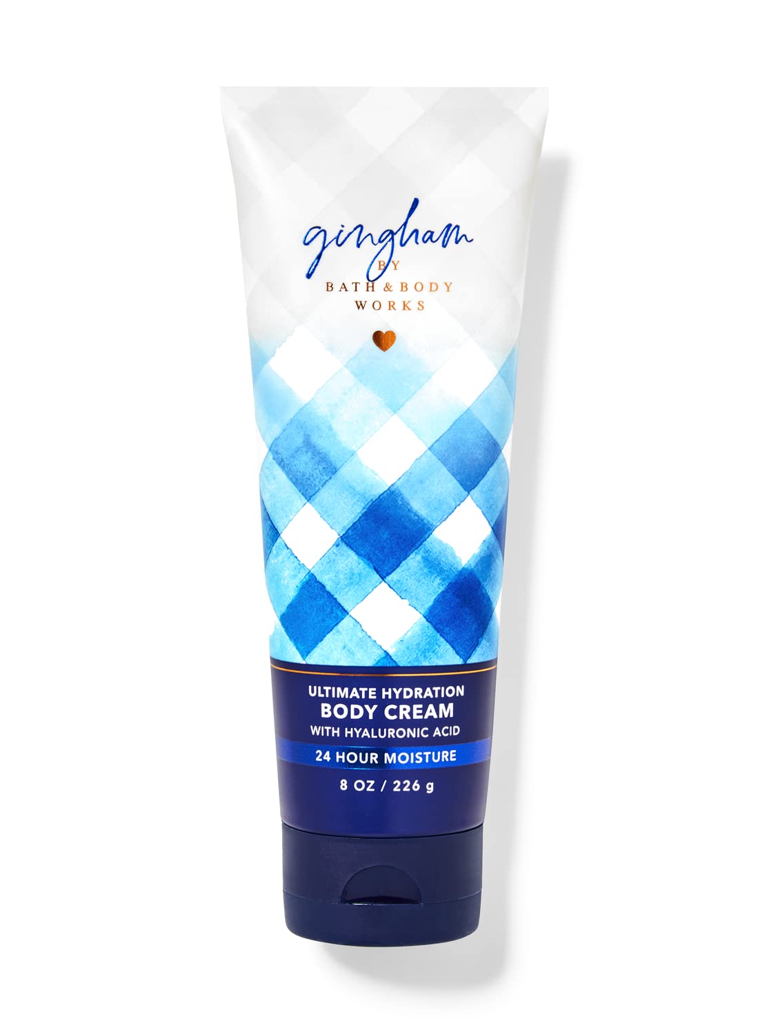Bath & Body Works Gingham Body Cream for Women - 8oz (226g) | 24-Hour Moisturizing & Hydrating | Lightweight & Fast-Absorbing | Perfect for Daily Skincare Routine & Gift Giving