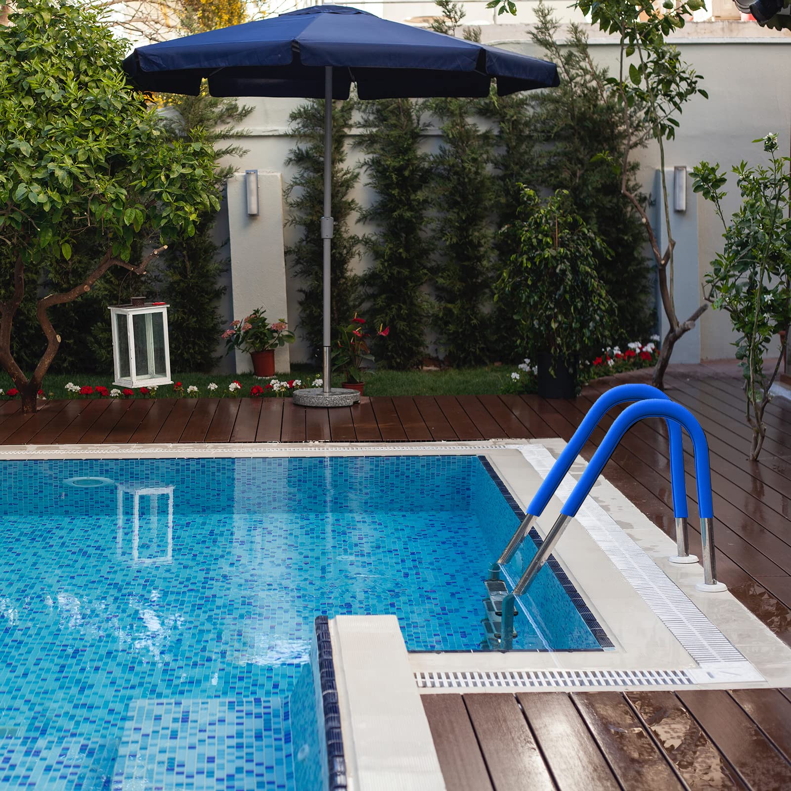 Moleney Slip-Resistant Pool Handrail Cover | 6-Foot Royal Blue Safety Grip Sleeve for Swimming Pool Handrails | Ideal for Residential & Commercial Pools