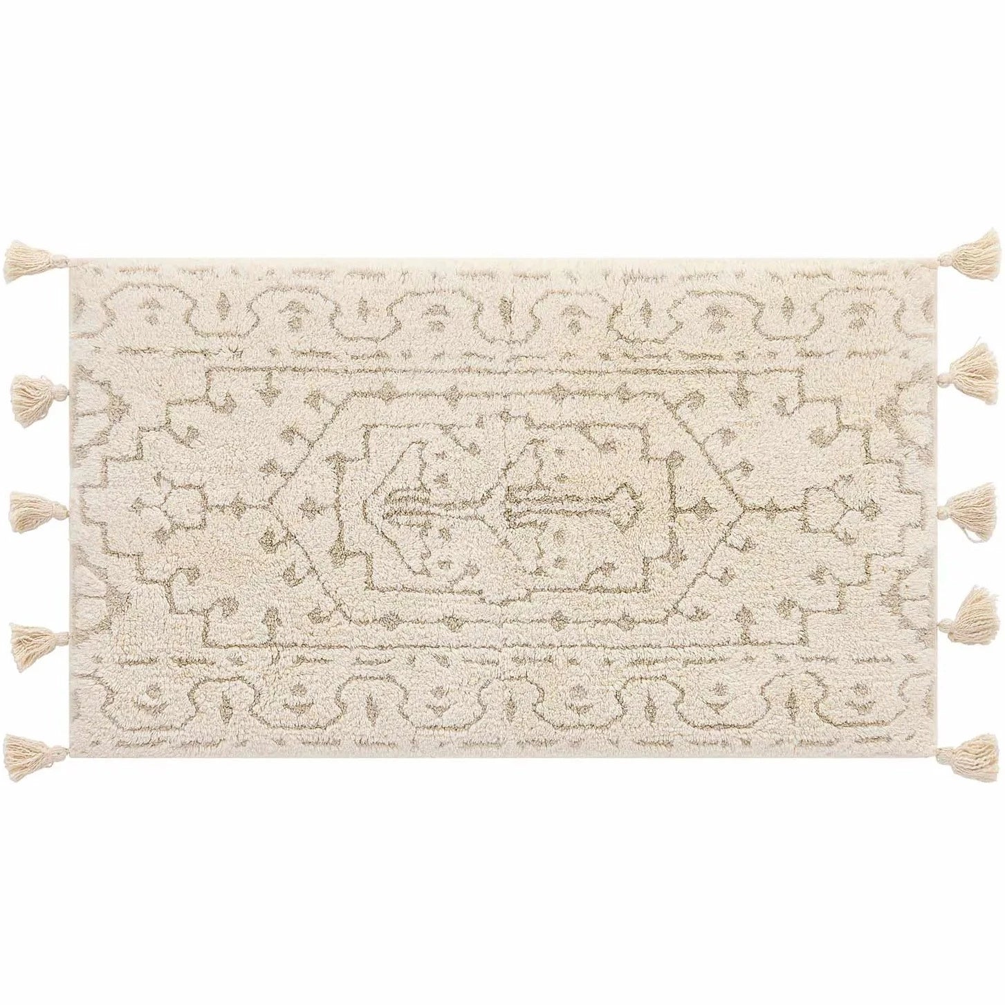 Soft & Absorbent Bath Mat - Arden Non-Slip Bathroom Rug for Shower & Tub - Quick Dry Memory Foam Floor Mat for Bathroom Safety & Comfort