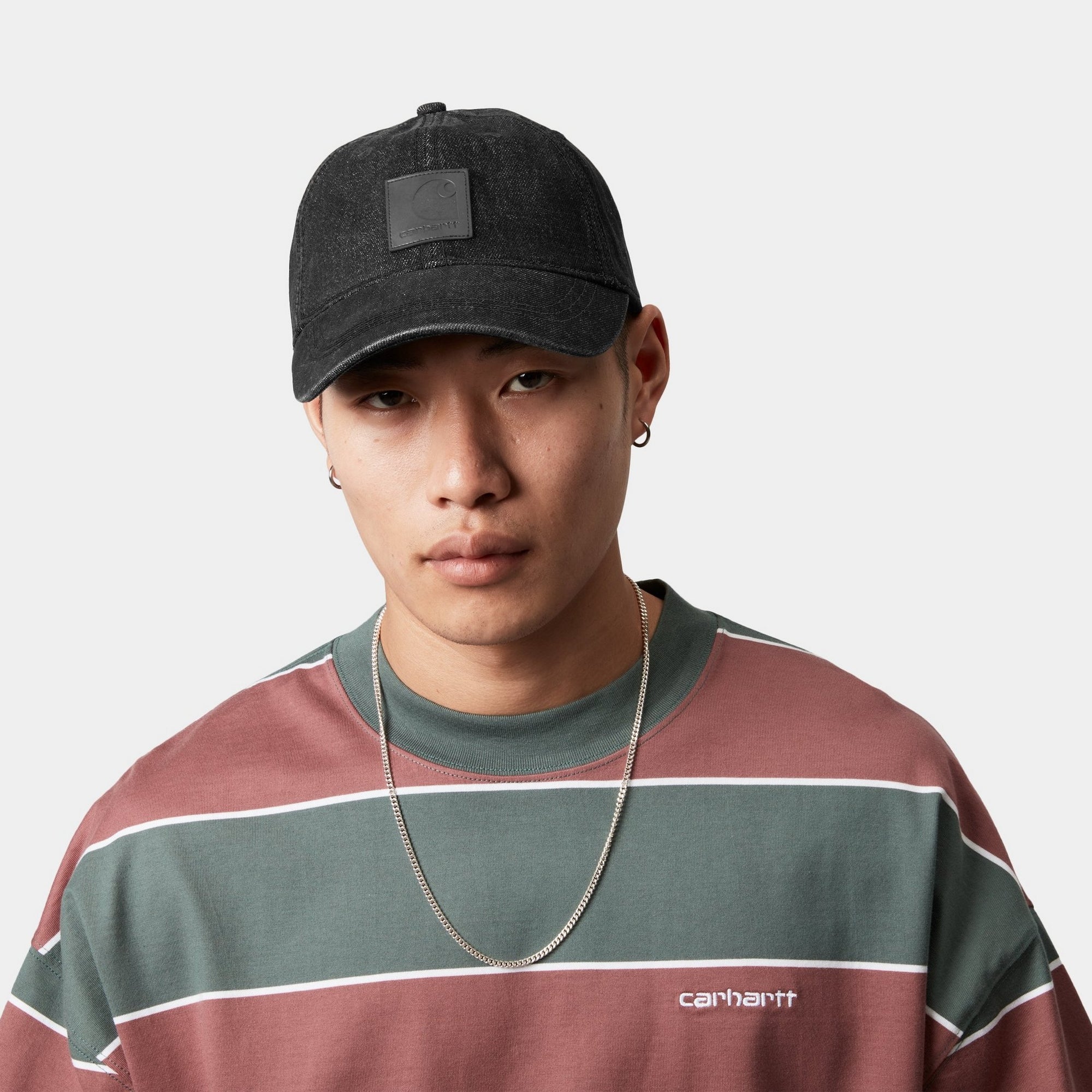 Lincoln Cap - Black Bleached Cotton Baseball Hat for Men & Women | Casual Streetwear, Outdoor Activities & Sports Fan Gear