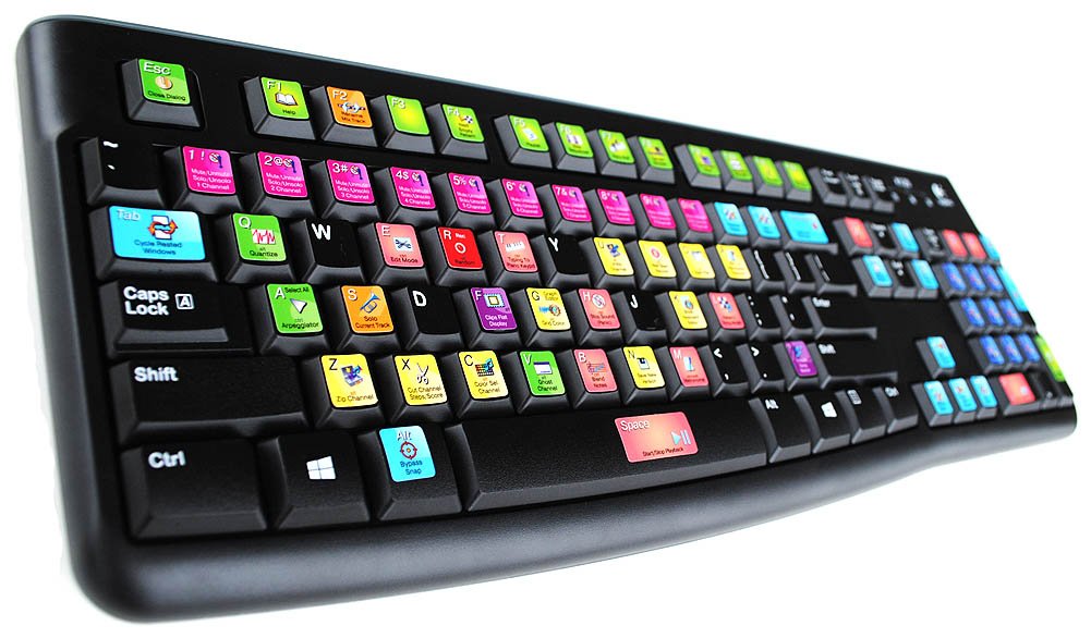 High-Quality FL Studio Keyboard Stickers - Durable Laminated Matte Finish for Computer & Laptop - Perfect for Music Producers & DJs in Home Studios