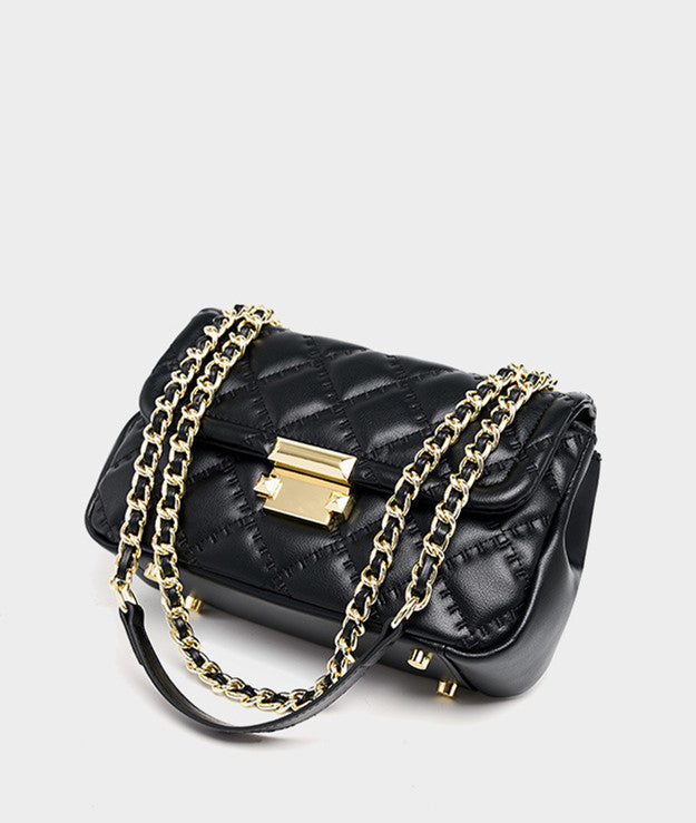Stylish Quilted Leather Crossbody Chain Bag for Women - Perfect for Parties, Date Nights & Everyday Use
