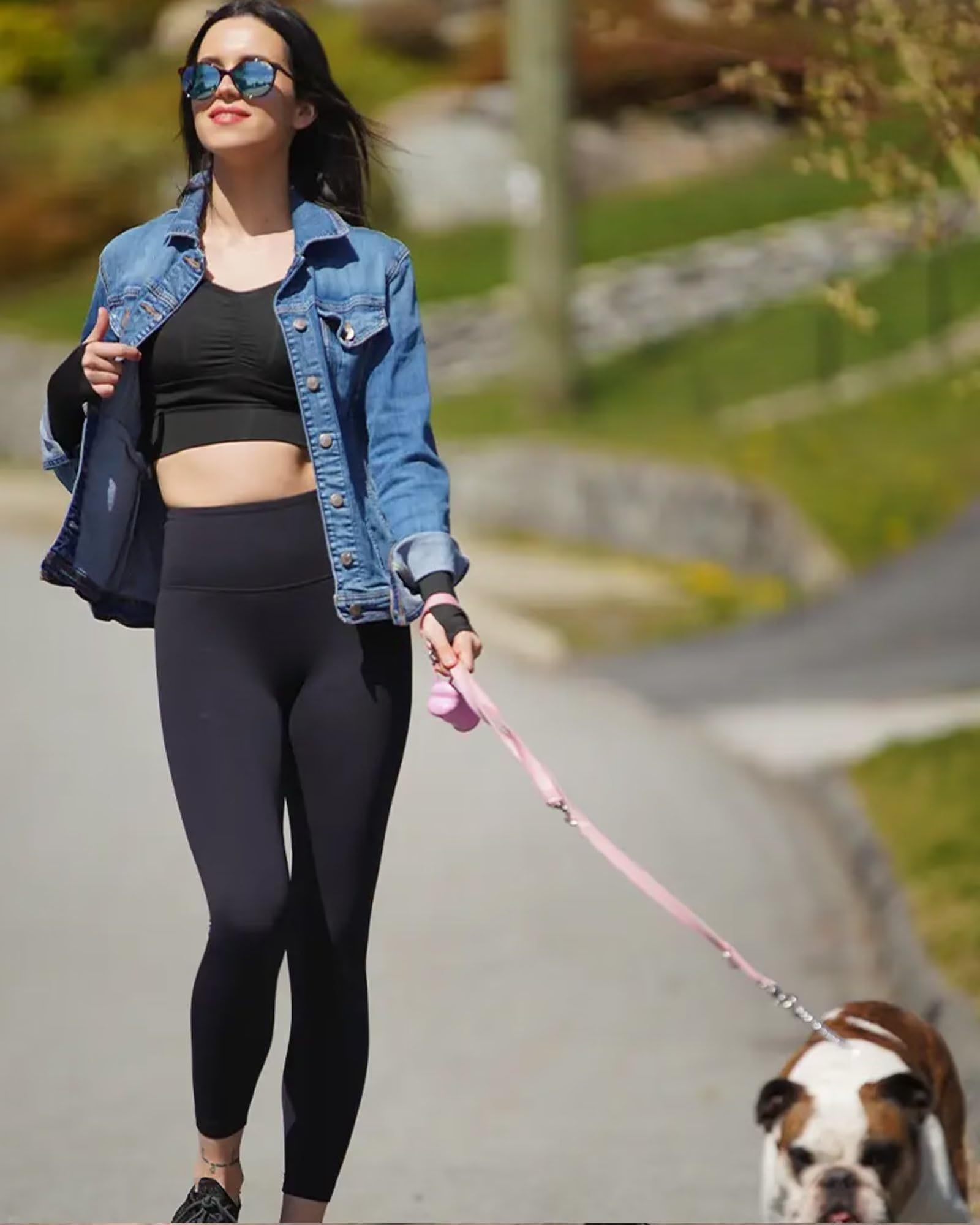 Sundwudu 5 Pack Women's High Waisted Yoga Pants - Tummy Control Soft Black Leggings for Workout, Regular & Plus Size - Perfect for Gym, Running, Lounge & Everyday Wear