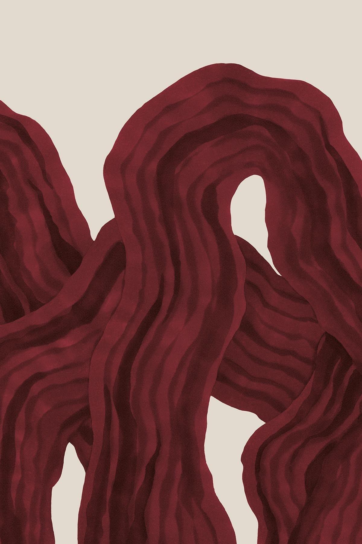 Soft Flow Burgundy - Elegant & Comfortable Women's Dress for Casual Wear, Parties & Special Occasions