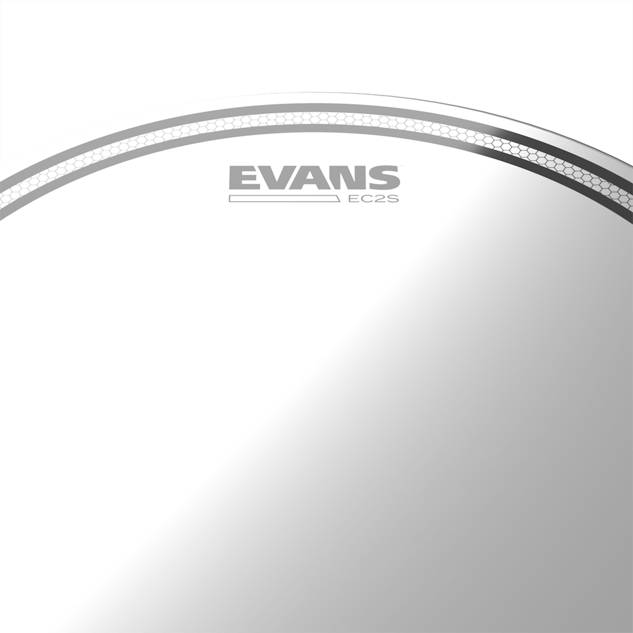 EVANS EC2 Coated Drum Head 18 Inch - Clear 2-Ply Drumhead for Enhanced Durability & Warm Sound | Perfect for Rock, Pop & Studio Recording