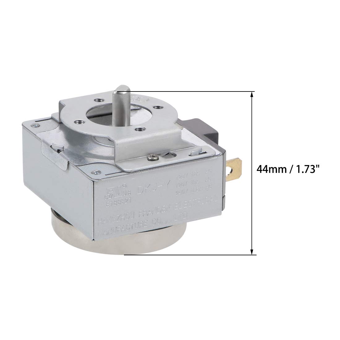 uxcell 90M D Type Shaft Replacement Timer Switch - 90 Minutes Countdown Timer for Microwave Ovens & Kitchen Appliances - Perfect for Cooking, Baking & Meal Prep (1PC)