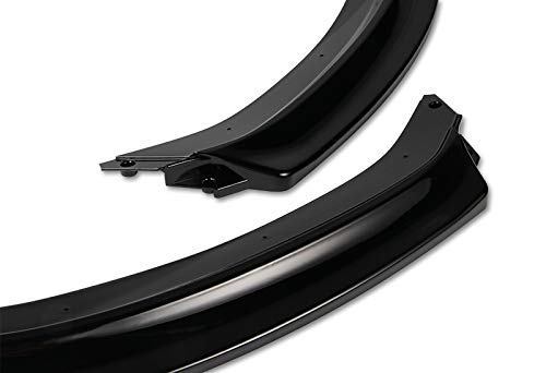 Q1-TECH Glossy Black Front Bumper Lip Spoiler for 2017-2020 Audi A3 | Sport-Style Air Chin Splitter Body Kit | Perfect for Car Enthusiasts & Street Racing Upgrades