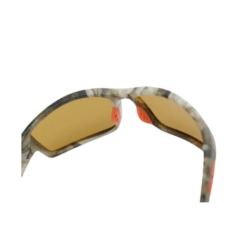 Polarized Sports Sunglasses with Amber Lenses for Glare Free Vision - UV Protection for Running, Cycling, Fishing & Outdoor Activities