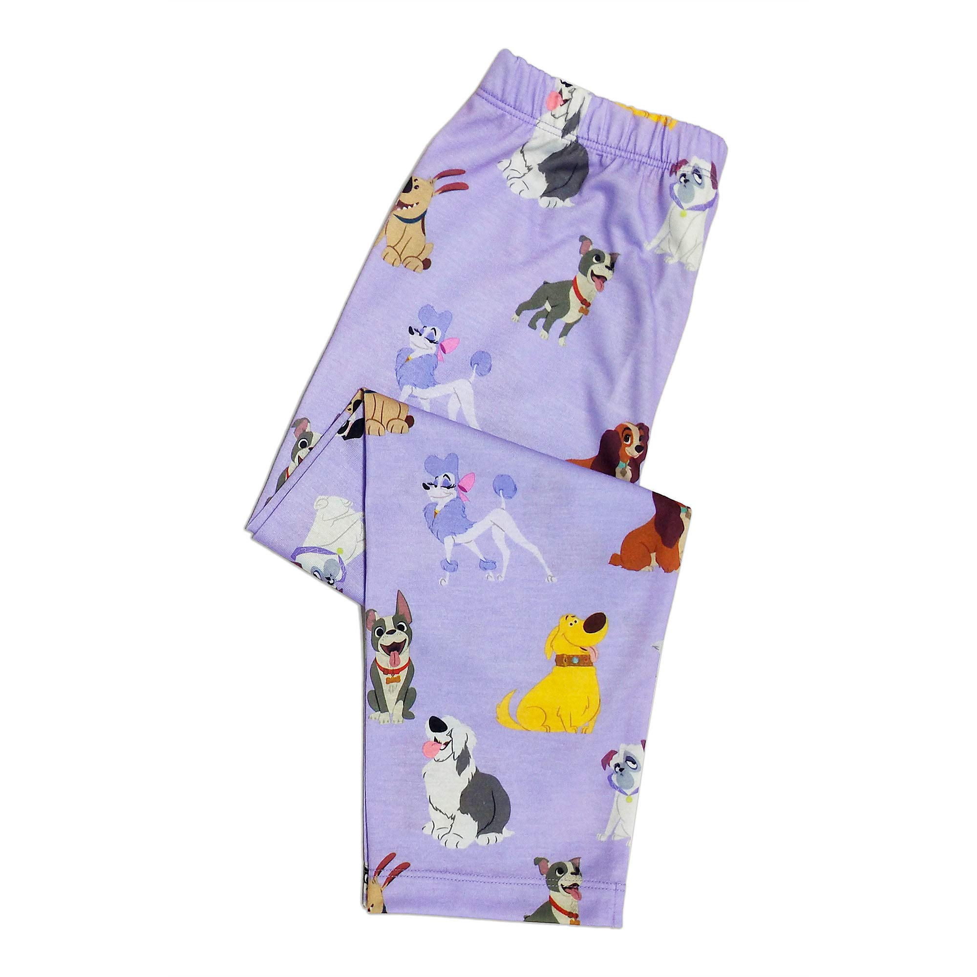 Disney Dogs Pajama Set for Girls - Soft Cotton Sleepwear, Size 2T | Cute Cartoon Print Pajamas for Toddler Girls' Bedtime & Sleepovers